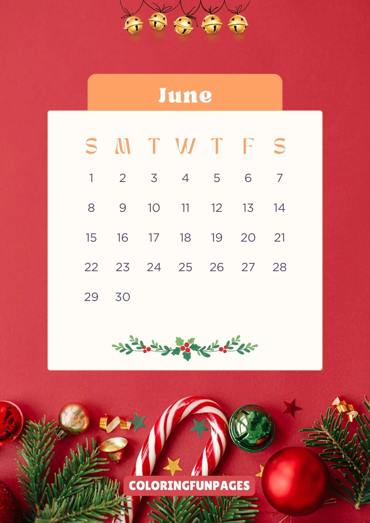 The Colorful Christmas 2025 Calendar Template is a vibrant and festive way to keep track of your holiday plans and events. The calendar has a colorful design with a different Christmas-themed illustration for each month