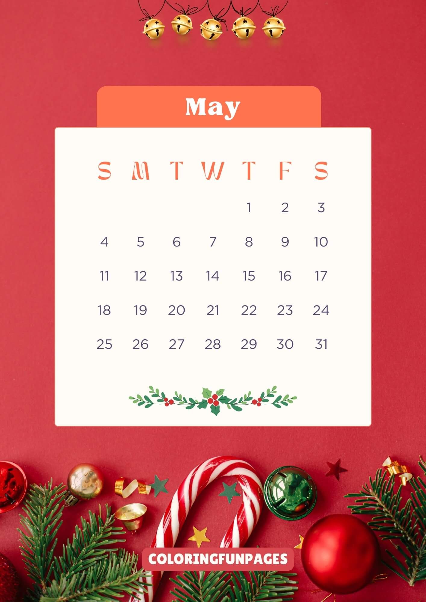 The Colorful Christmas 2025 Calendar Template is a vibrant and festive way to keep track of your holiday plans and events. The calendar has a colorful design with a different Christmas-themed illustration for each month