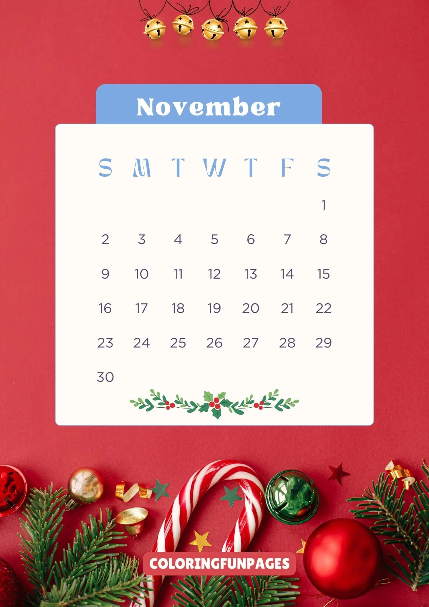 The Colorful Christmas 2025 Calendar Template is a vibrant and festive way to keep track of your holiday plans and events. The calendar has a colorful design with a different Christmas-themed illustration for each month